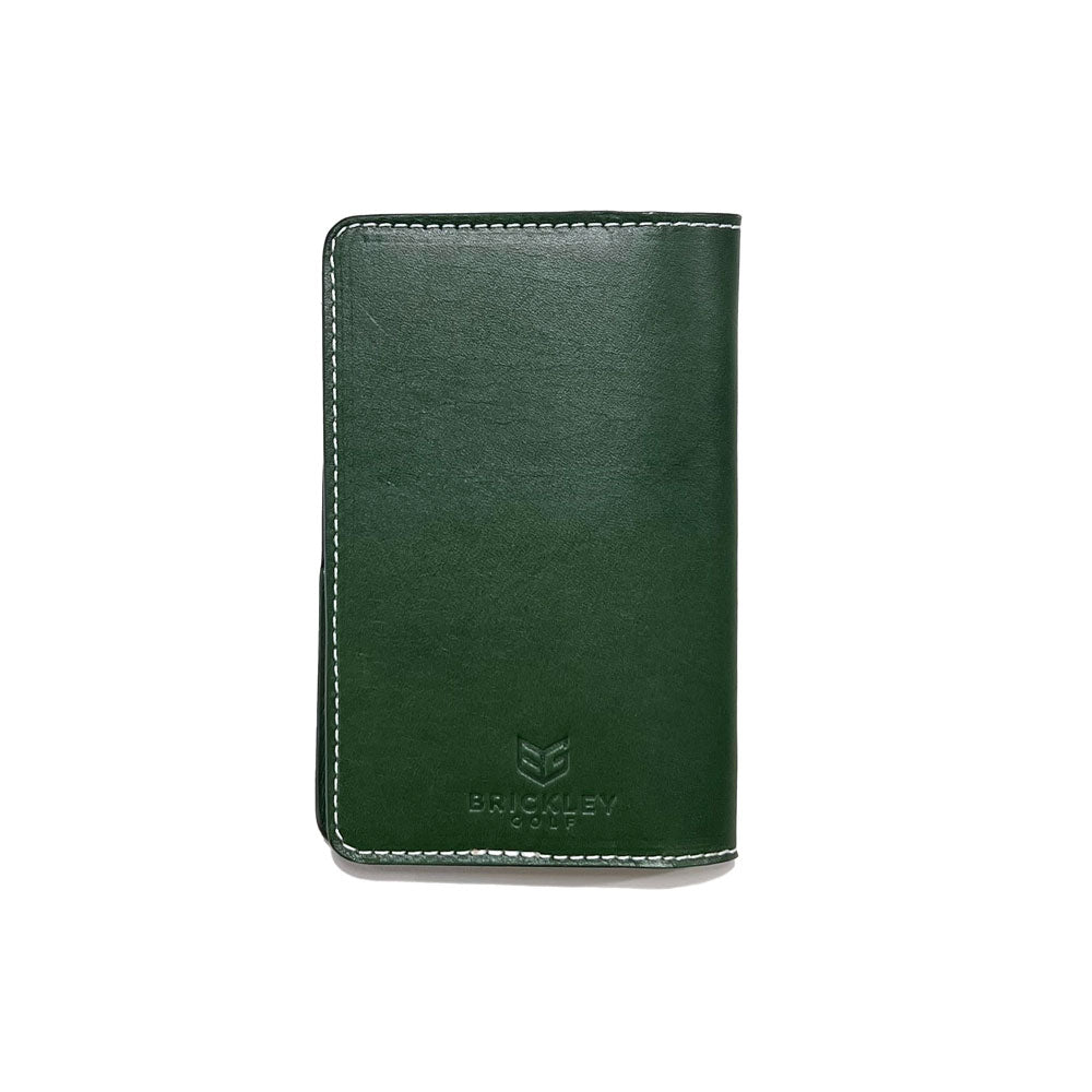 Player’s Scorecard Holder - Green Leather