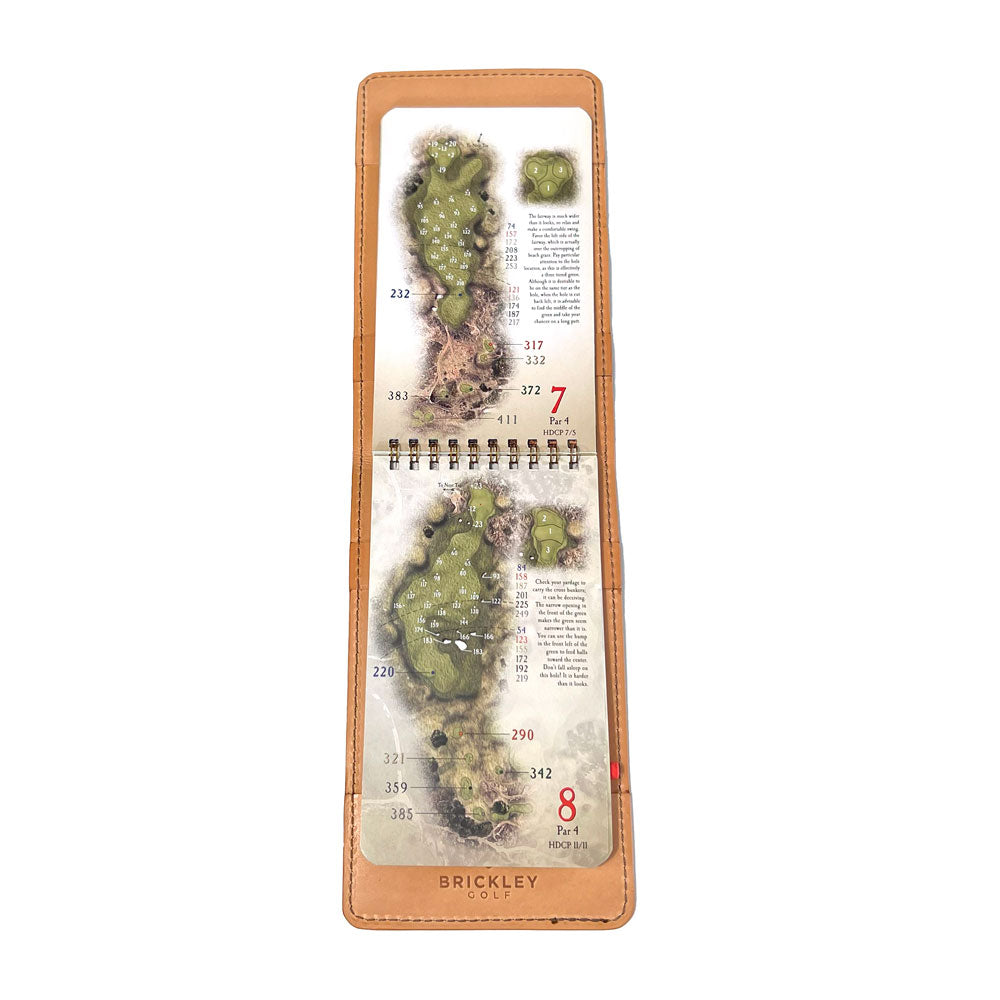 Premium Yardage Book Cover - Dark Brown Crocodile