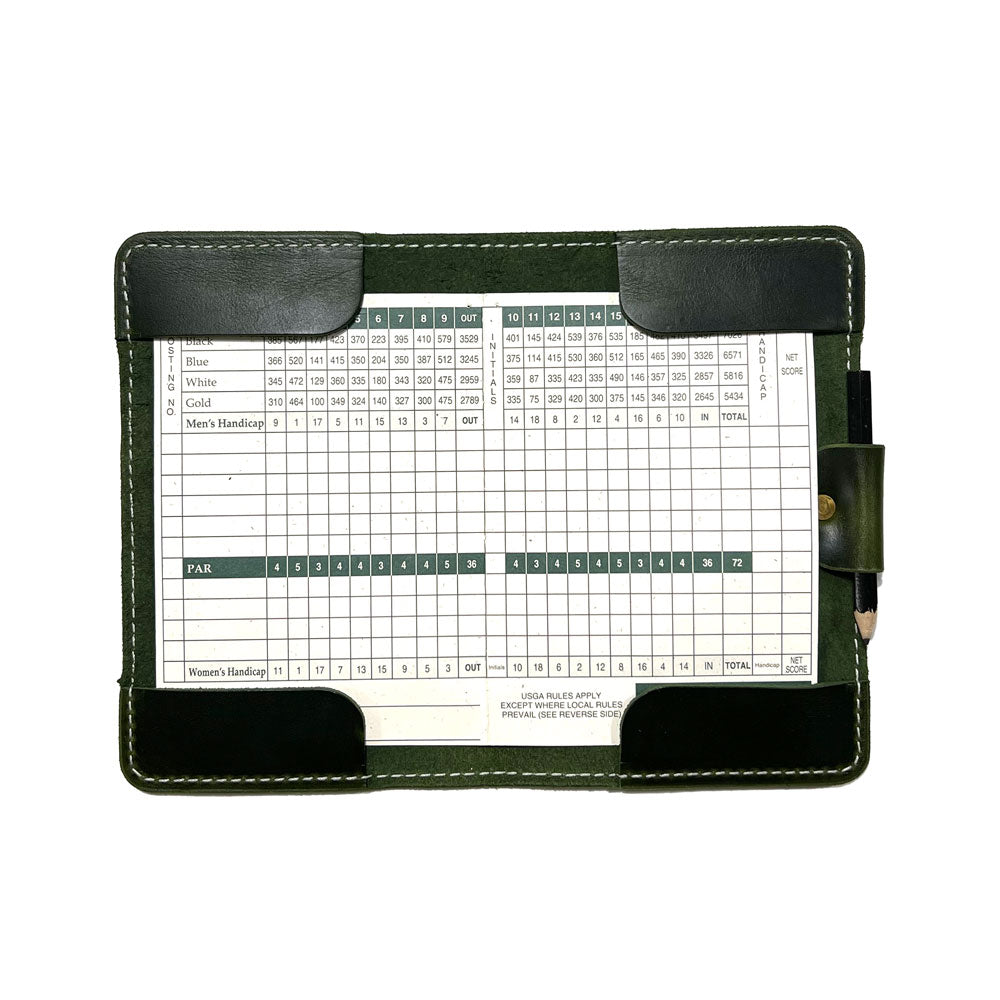 Classic Scorecard Holder - Emerald Green