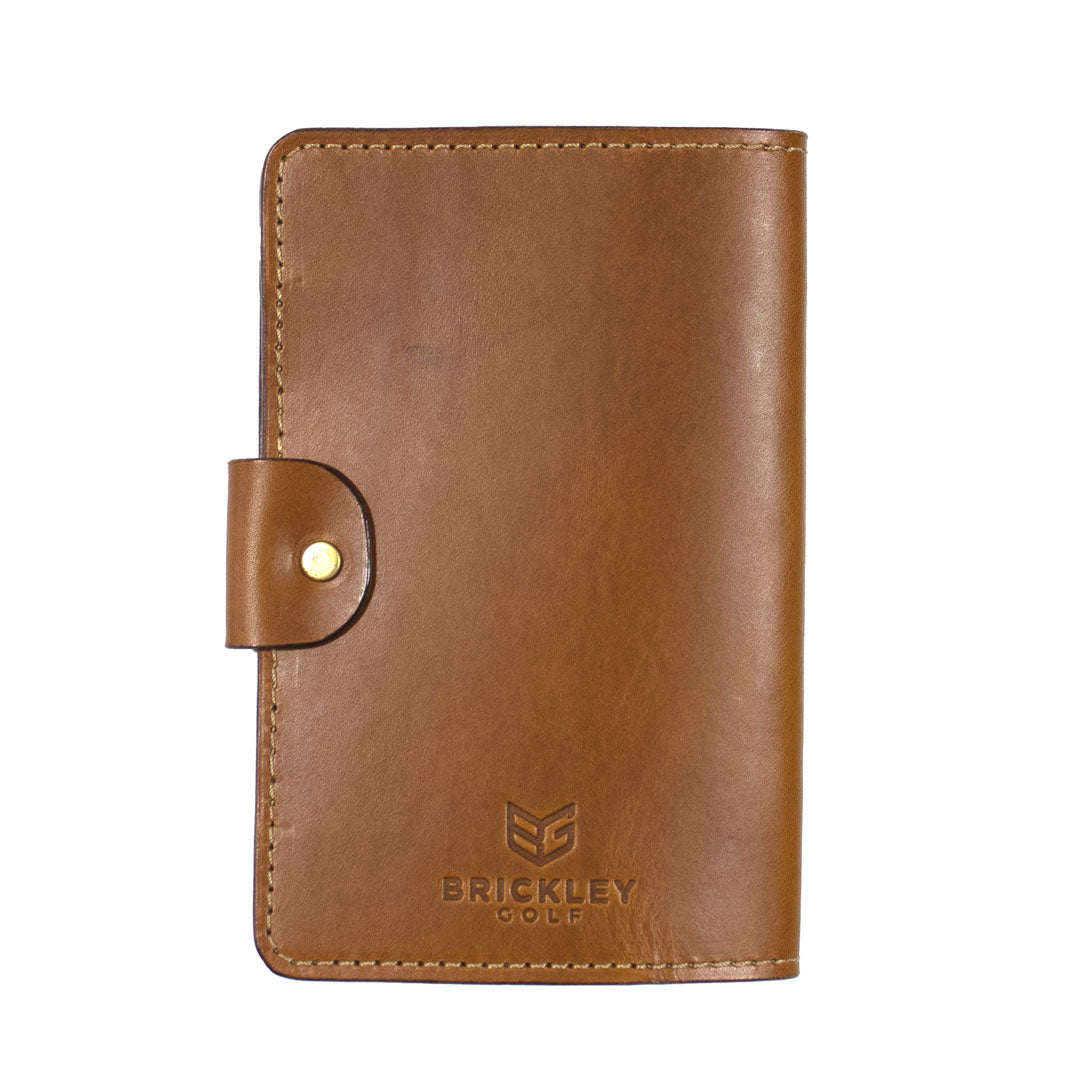 Classic Scorecard Holder - Smooth Whiskey Leather