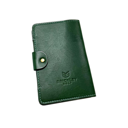 Classic Scorecard Holder - Green Leather