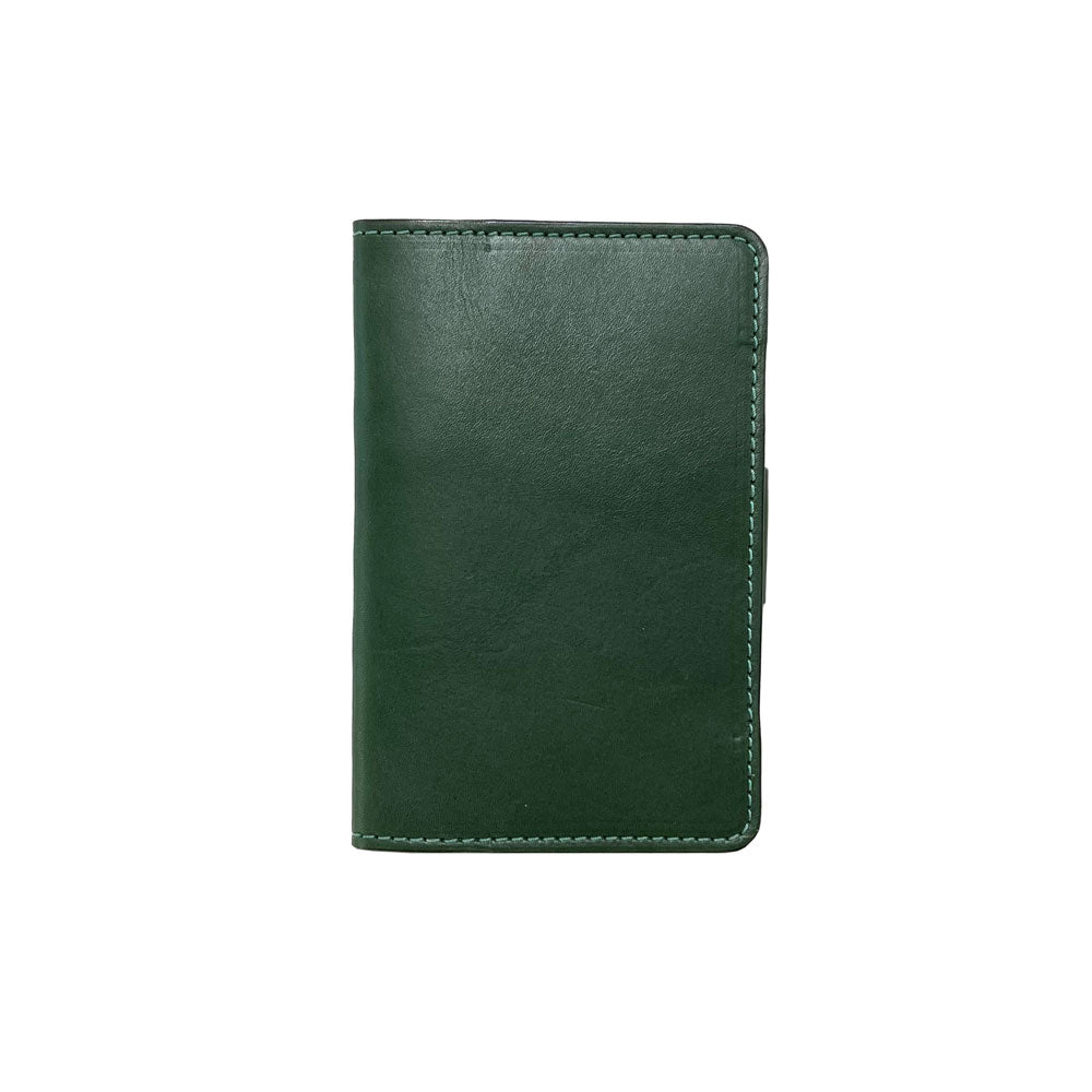 Classic Scorecard Holder - Green Leather