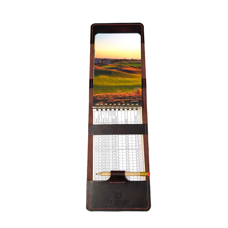 Yardage Book Cover - Rustic Dark Brown