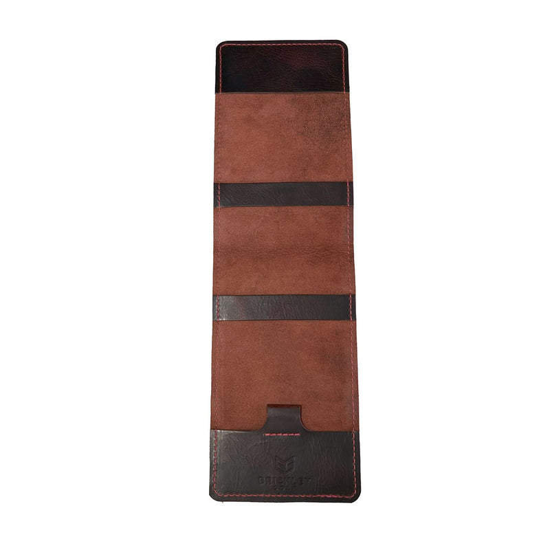 Yardage Book Cover - Rustic Dark Brown