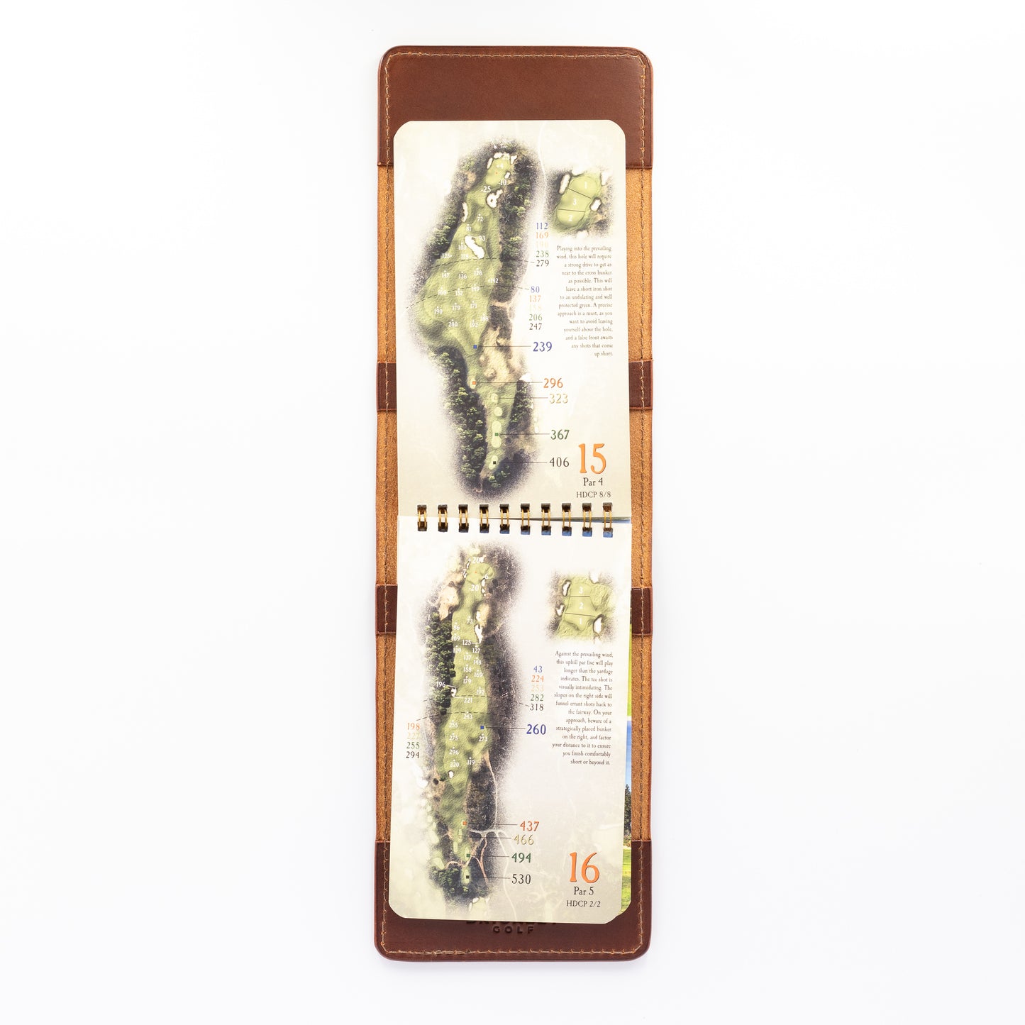 [variant:brown] classic yardage book cover inside view2