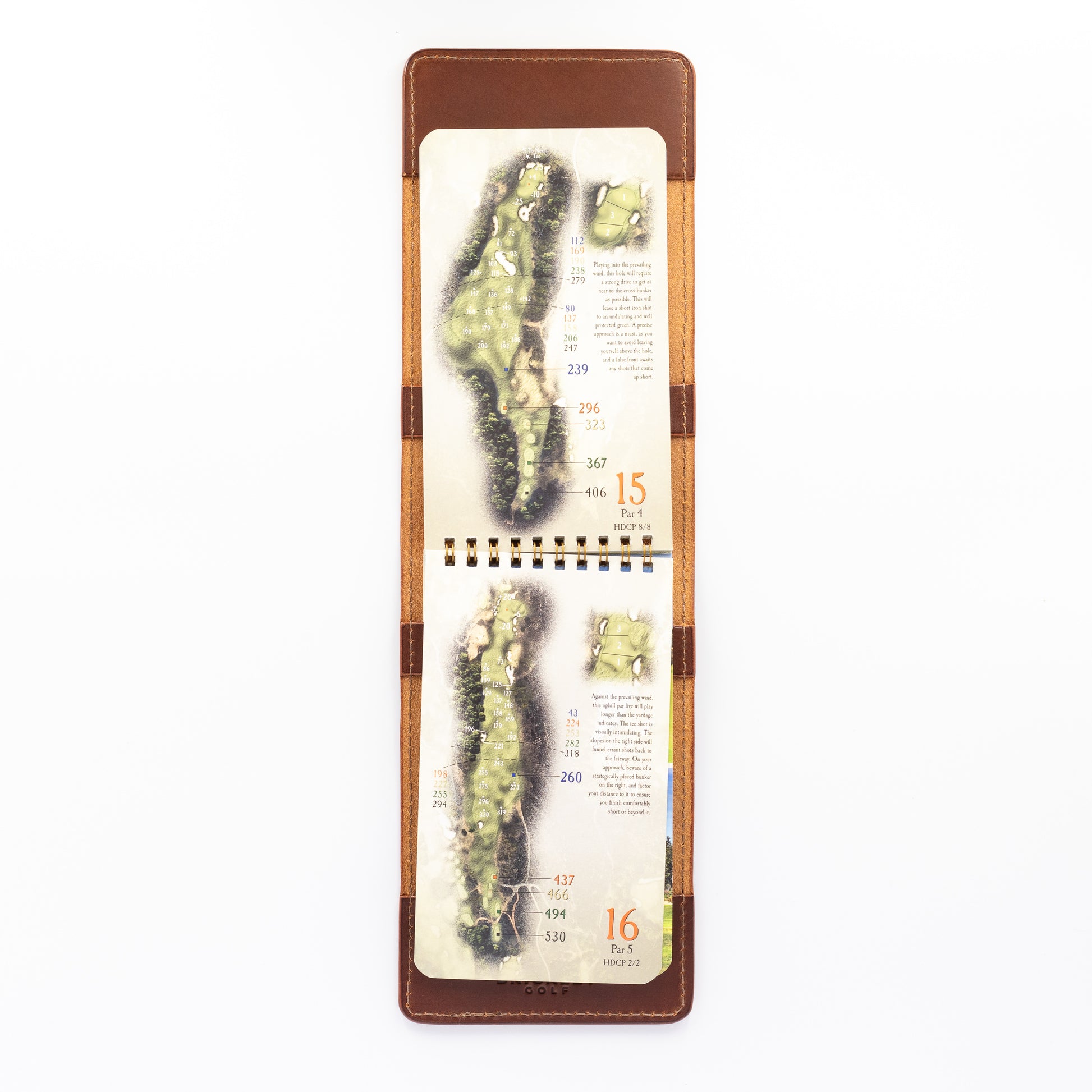 [variant:brown] classic yardage book cover inside view2