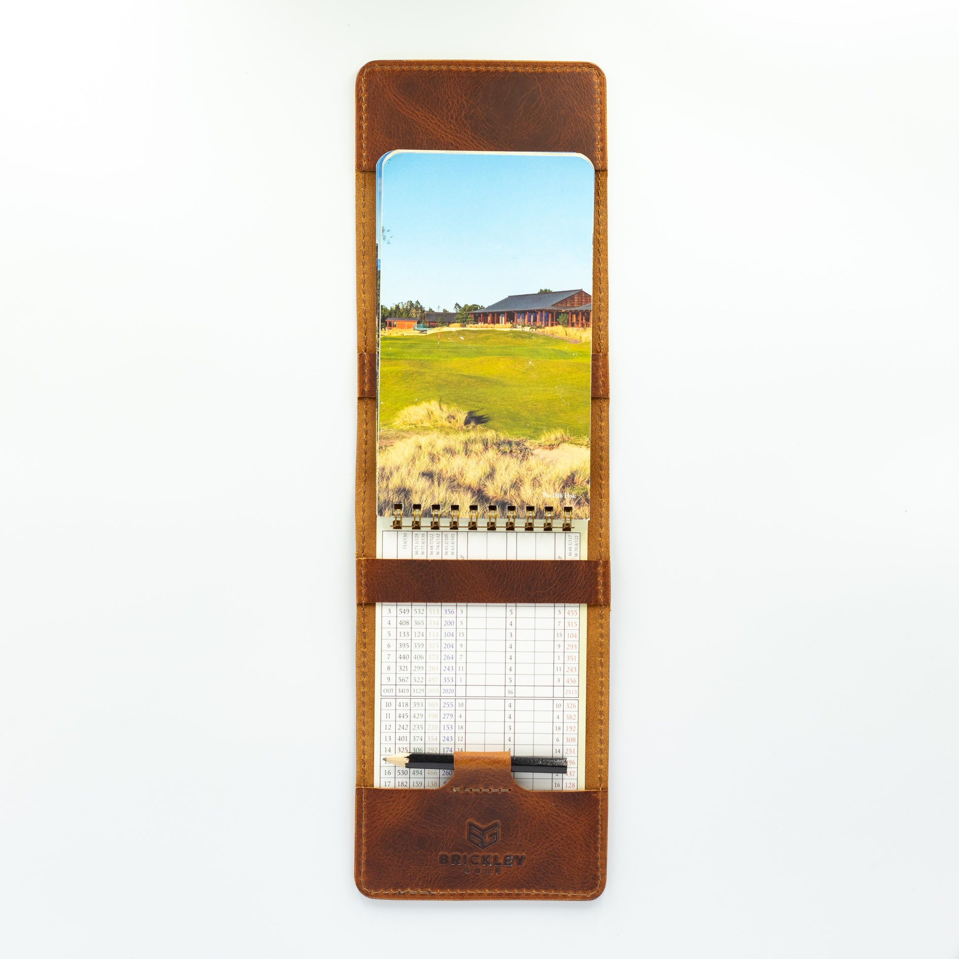 [variant:vintage-brown] classic yardage book cover inside view1