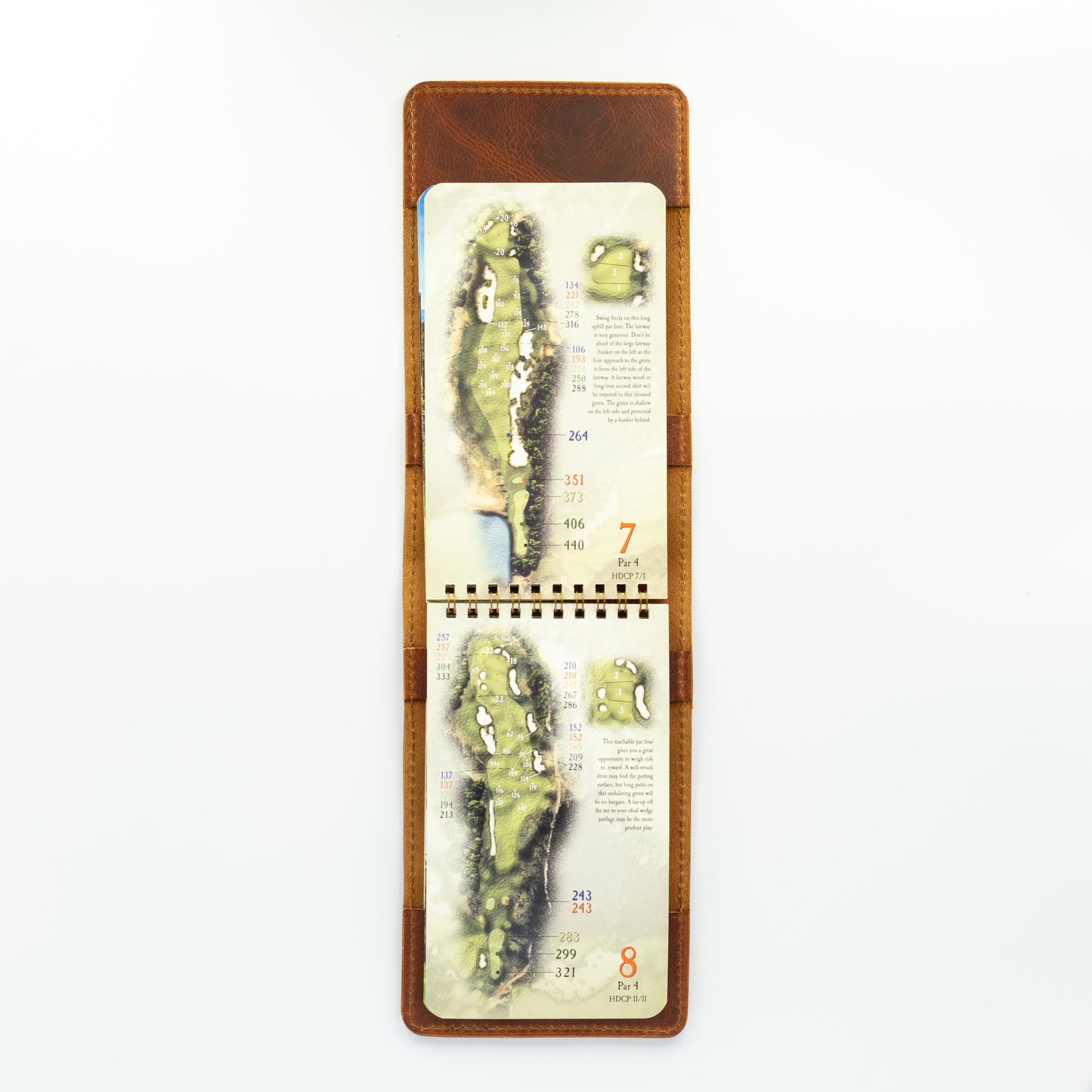 [variant:vintage-brown] classic yardage book cover inside view2