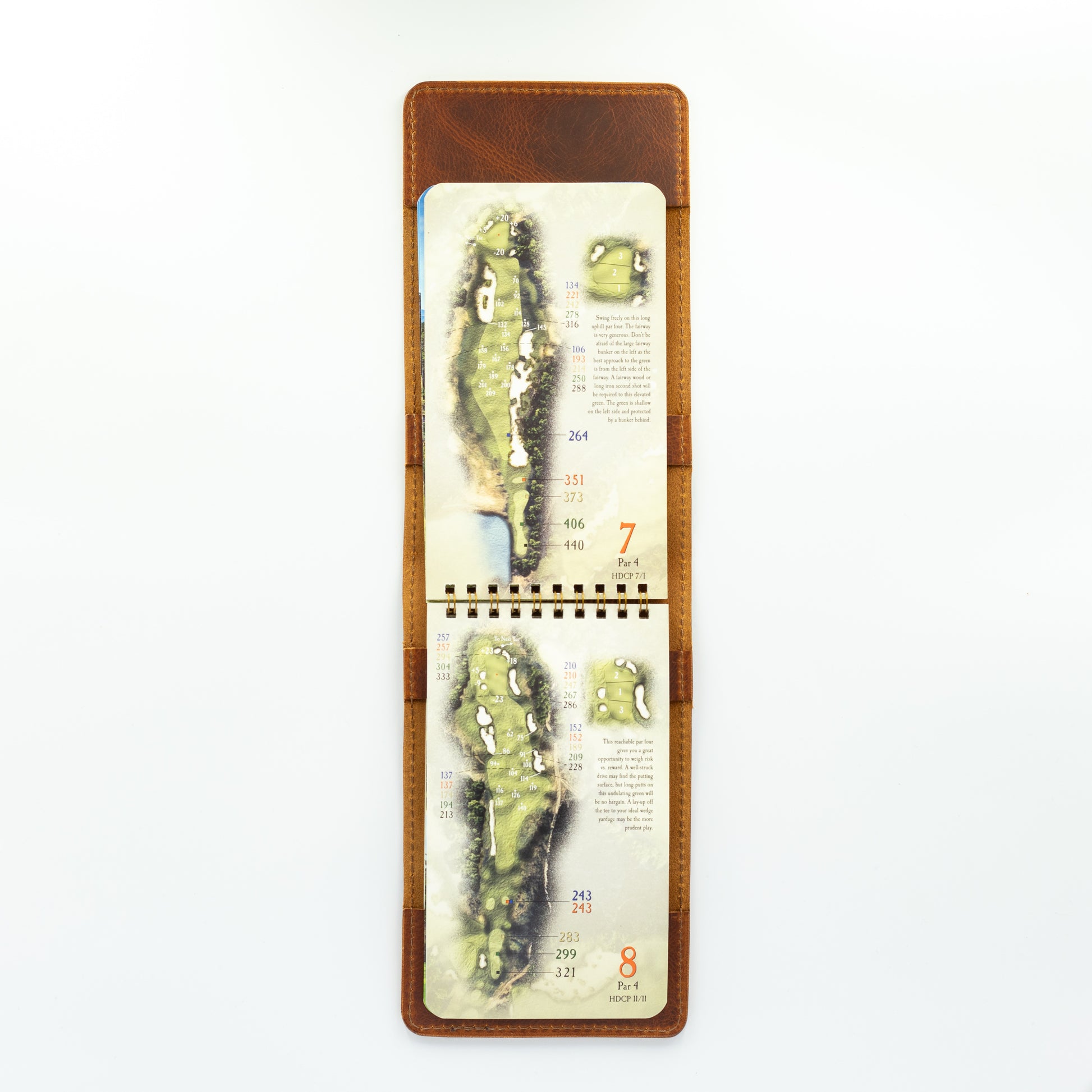 [variant:vintage-brown] classic yardage book cover inside view2