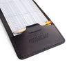 Yardage Book Cover - Classic Black Leather