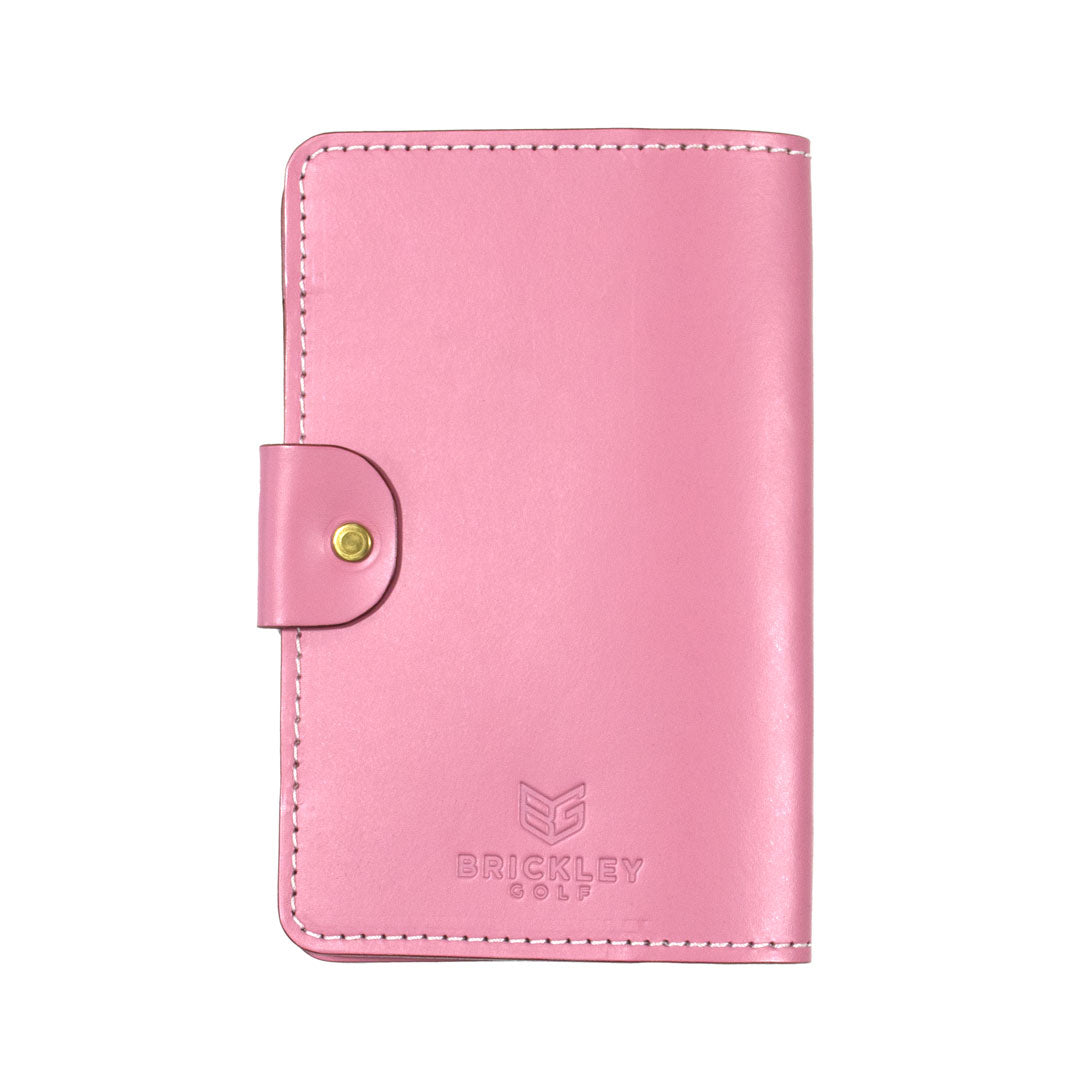 Classic Scorecard Holder - Pink Leather