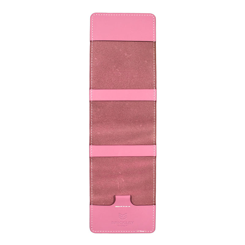 Yardage Book Cover - Pink Leather