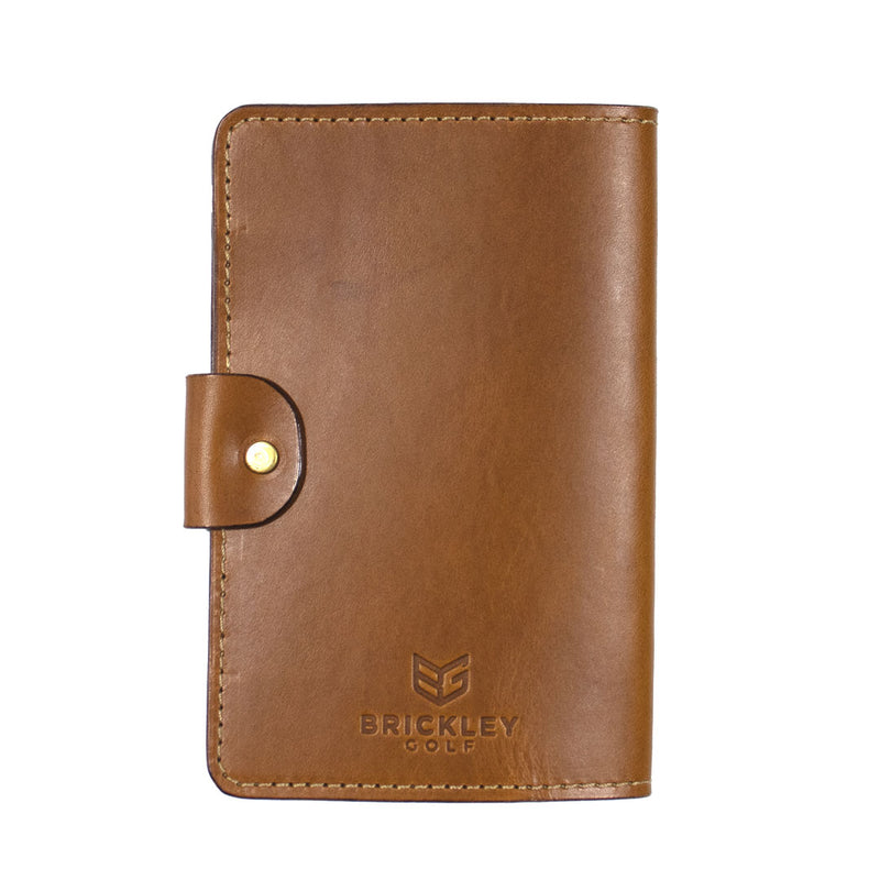 Classic Scorecard Holder - Smooth Whiskey Leather