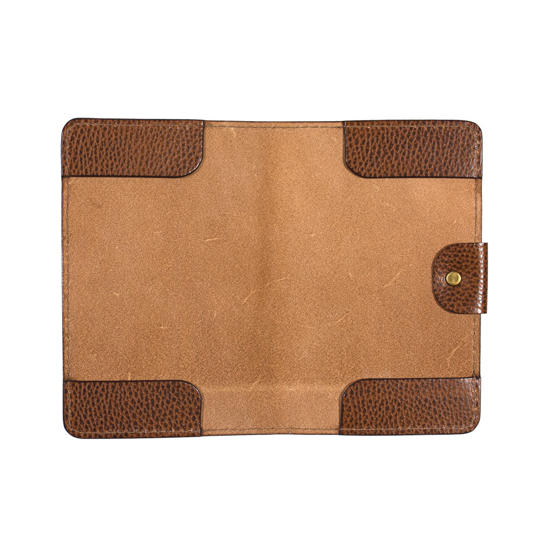 Classic Scorecard Holder - Pebbled Whiskey Leather