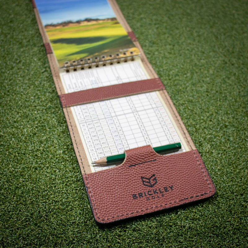 Yardage Book Cover - Official Football Leather